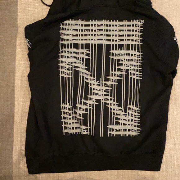 ✨HP✨ OFF-WHITE Industrial Black Zip Hoodie FW2020 - Picture 8 of 13